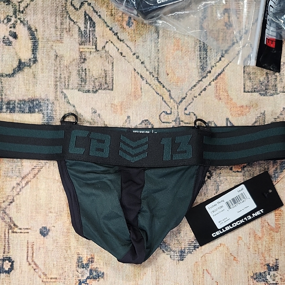 Cbu212 Cellblock13 Cyclone Men's Black Thong